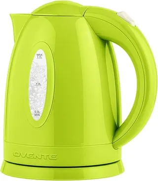 OVENTE Electric Kettle, 1.7L Fast Boiling Water Heater for Coffee or Tea, BPA Free with Water Level Gauge, Auto Shut-Off, Boil-Dry Protection, Indicat