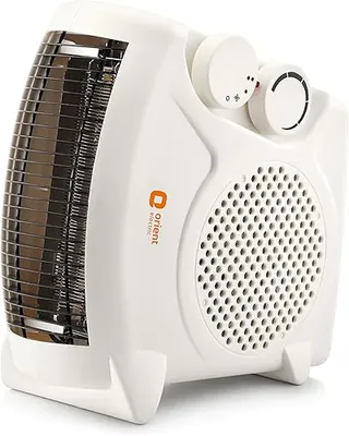 Orient Electric Areva Portable Room Heater | 2000W | Two Heating Modes | Advanced Overheat Protection | Horizontal & Vertical Mount | 1-year replaceme