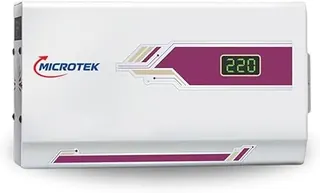 Microtek Pearl EM 4160+ Digital Display Wall Mounted Automatic Voltage Stabilizer Upto 1.5 Ton AC Air Conditioner Working Power 160V - 285±5V with 3 Y
