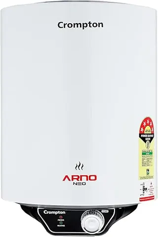 Crompton Arno Neo 15-L 5 Star Rated Storage Water Heater (Geyser) with Advanced 3 Level Safety, National Energy Conservation Award Winner 2023