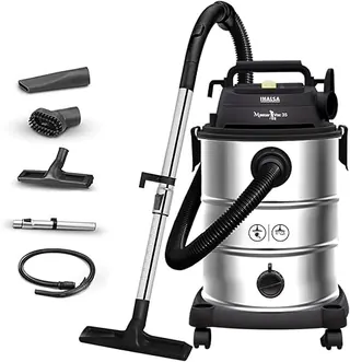 INALSA Wet and Dry Vacuum Cleaner for Home,35 LTR Capacity,1700 W,22 kPa Suction,Blower Function,2Yr Warranty, HEPA Filter, House Cleaning Machine,Ind