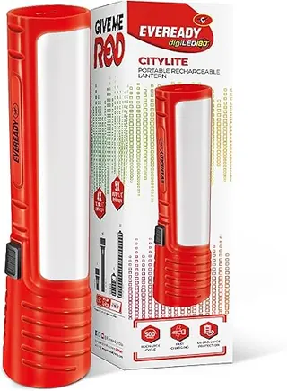 Eveready CITYLITE Multipurpose Emergency Rechargeable Lantern|HL50|2W Torch & 3W Lantern|Micro USB Fast Charging|Overcharge Protection|Powered by 3.7V