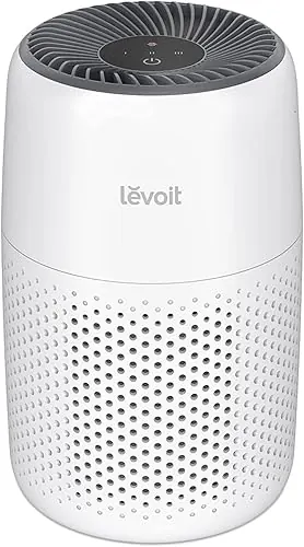 LEVOIT Core Mini Air Purifier For Coverage Area 183 Sq Ft, H13 Truehepa Filter, Remove 99.97% Dust, Smoke, & Pollen, With Fragrance Sponge, (2 Years W