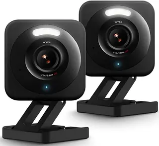 WYZE Cam v4 (Latest Model), 2.5K AI Security Camera, Indoor/Outdoor Cameras for Home Security, Baby Monitor & Pet Camera, Color Night Vision, No Subsc