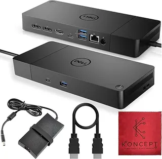 Dell Pro Smart Dock SD25-3 Year Warranty - 10Gbps, Supports Dual/Triple Monitors & 4K Displays with 180W Power Supply, HDMI, DisplayPort, USB C Cable,