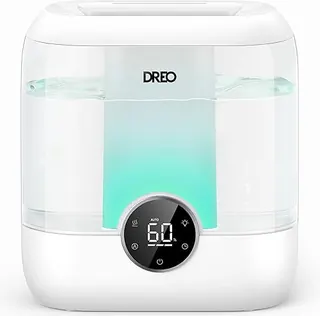 DREO Humidifiers for Bedroom, 6L Easy to Fill & Clean, 60H Runtime for Large room, 28 dB Quiet Cool Mist Air Humidifier for Plant, Baby Nursery, Home,