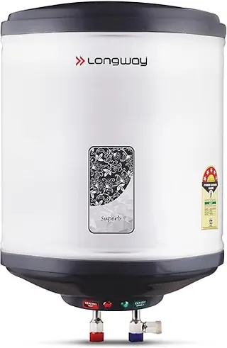 Longway Superb 10 Liters 5 Star Rated Automatic Instant Water Heater for Home | Water Geyser | Electric Geyser with Multiple Safety System & Anti-Rust