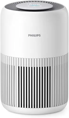 Philips AC0920 Smart Air Purifier for Home| Real Time AQI Display | Covers upto 300 sqft|Removes 99.97% of Viruses,Allergens,Dust and PM2.5 |HEPA Filt