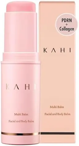 KAHI Wrinkle Bounce Multi Balm Stick | PDRN Collagen Wrinkle Stick | Korean Skin Care |All-in-One Hydrating Lip Balm Eye Cream Neck Cream Make Up Base