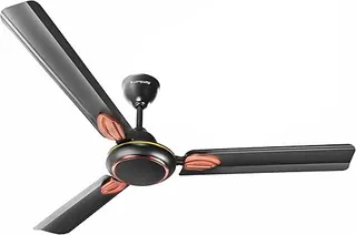 LONGWAY Kiger P1 1200 mm/48 inch Ultra High Speed 3 Blade Anti-Dust Decorative Star Rated Ceiling Fan 2 Years Warranty (Smoked Brown, Pack of 1)