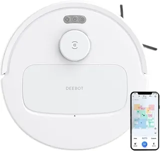 ECOVACS DEEBOT N30 White 2 in 1 Robot Vacuum Cleaner & Mop, New Launch, 10000 Pa Suction, 5200mAh Battery, Covers 3500+ Sq ft in Single Charge, Zero T