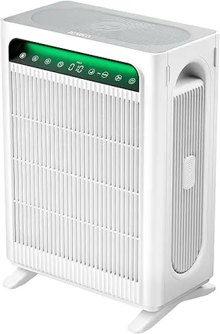 KNKA Air Purifier for Home Bedroom Large Room Up to 1,695 Ft² in 1 Hr, HEPA Air Cleaner with Washable Pre-Filter, AHAM VERIFIDE, AQI Display, ECO Mode