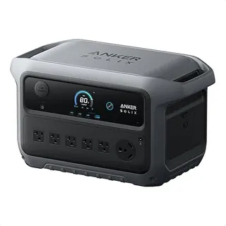 Anker SOLIX C2000 Gen 2 Portable Power Station, 2,400W (Peak 4,000W) Solar Generator, Full Charge in 58 Min, 2048wh LiFePO4 Battery for Home Backup, P