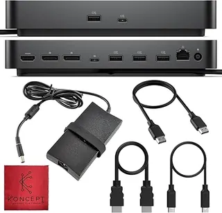 WD25 Dell Pro Dock USB-C Docking Station - with 100W Power, Dual 4K Display Support, HDMI, DP & USB-C Cables - 3 Year Warranty