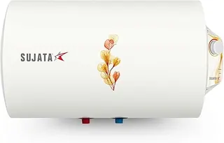 Sujata 25 Litre Storage Water Geyser | 25 Ltr Electric Geyser | Horizontal Geyser with Multiple Safety System | 7 Years Tank & 3 Years Element Warrant