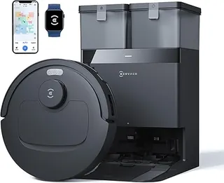 ECOVACS Deebot N50 PRO Omni 2 in 1 Robotic Vacuum Cleaner & Mop, 2026 New Launch 25000 Pa Suction, Self-Emptying Omni-Station, Zerotangle 3.0, Hot Air