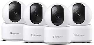 GALAYOU 2K Indoor Cameras for Home Security-Baby/Pet/Dog/Cat Monitor with Phone APP, Wi-Fi Camera with 360° PTZ, Wired Plug, Two-Way Talk Nanny Cam, E